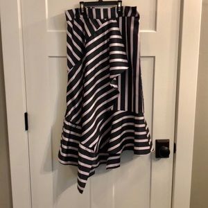 Long Striped Skirt